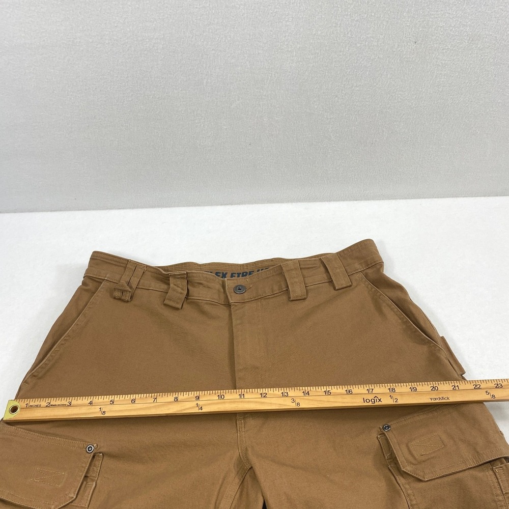 Duluth Trading Co Cargo Shorts Mens 36 Flex Fire Hose Relaxed Fit Brown Gorpcore - Picture 11 of 11